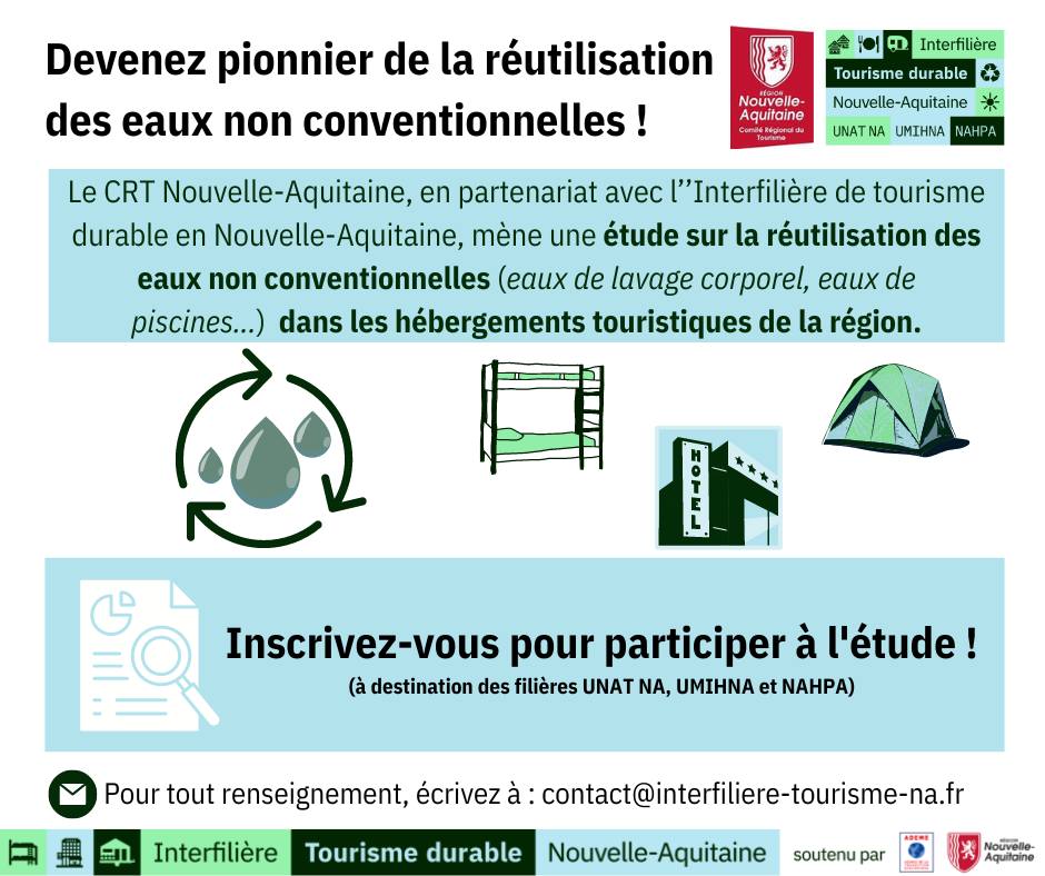 Lire la suite à propos de l’article Etude du CRT sur la récupération des eaux non conventionnelles