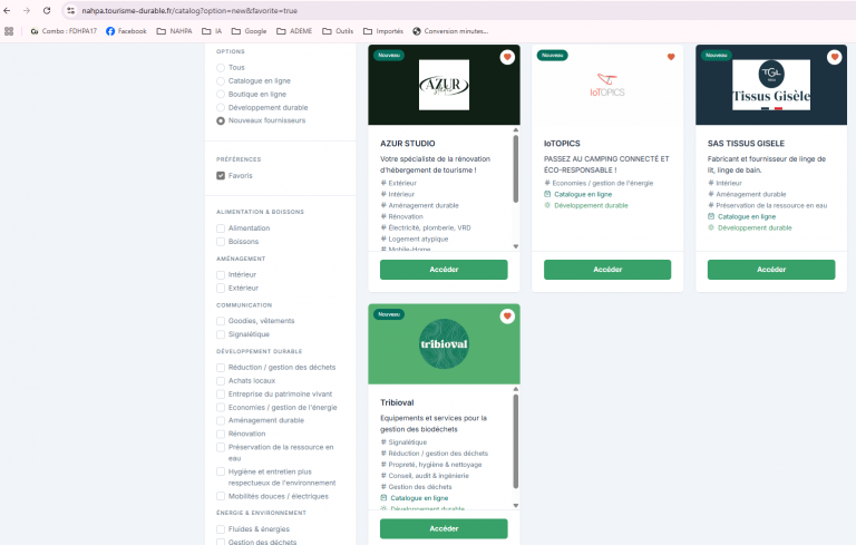 Lire la suite à propos de l’article Des nouveautés sur nahpa.tourisme-durable.fr